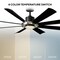 Modern Forms Fans Aura Indoor or Outdoor Smart Ceiling Fan 2700-3000-4000-5000K LED in Brushed Nickel/Matte Black FR-W2303-60L-BN/MB - alternate 9